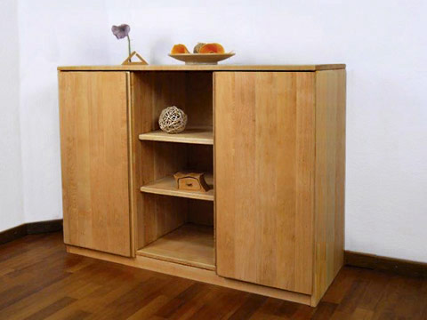 Sideboard Carlos 2-t&uuml;rig mit Regalteil