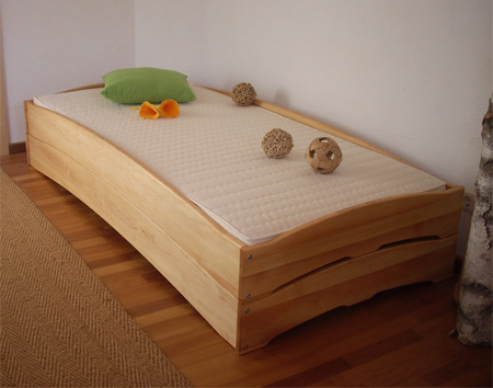 G&auml;stebett Pippo als Stapel